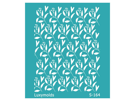 Silk screen stencil for polymer clay "Luxymolds" S-164
