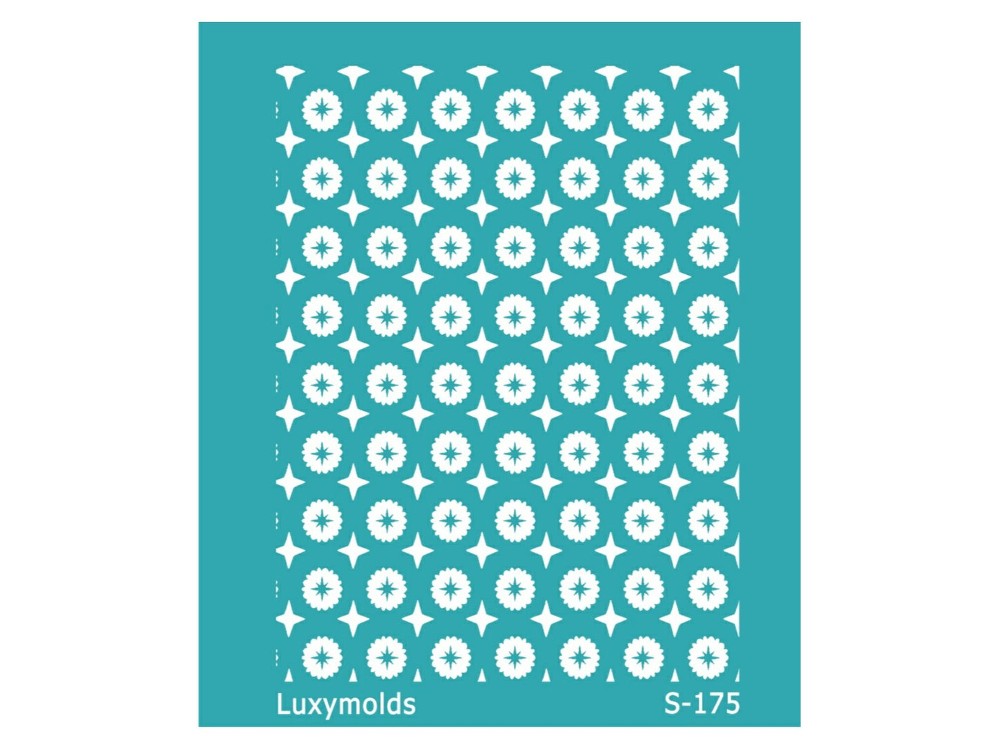 Silk screen stencil for polymer clay "Luxymolds" S-175