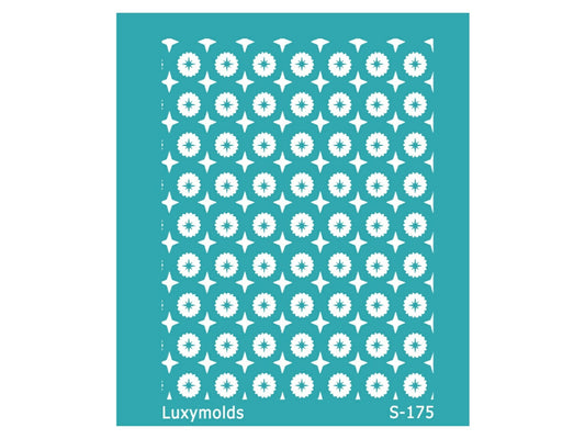 Silk screen stencil for polymer clay "Luxymolds" S-175