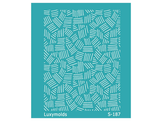 Silk screen stencil for polymer clay "Luxymolds" S-187