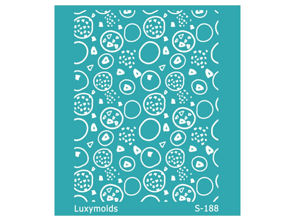Silk screen stencil for polymer clay "Luxymolds" S-188