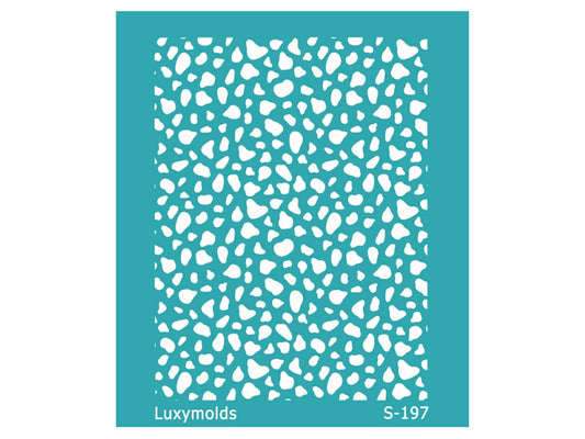 Silk screen stencil for polymer clay "Luxymolds" S-197