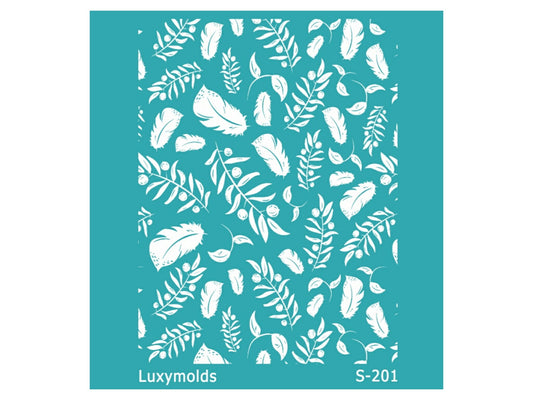Silk screen stencil for polymer clay "Luxymolds" S-201