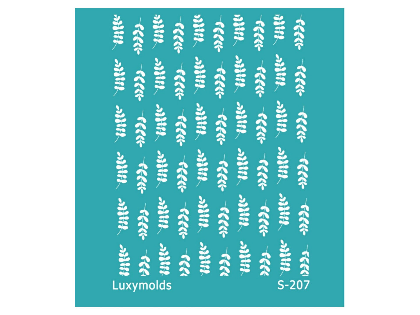 Silk screen stencil for polymer clay "Luxymolds" S-207