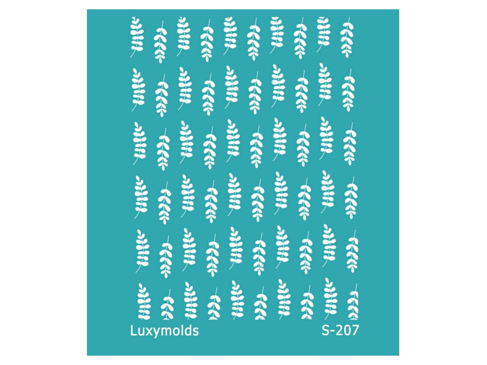 Silk screen stencil for polymer clay "Luxymolds" S-207