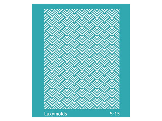 Silk screen stencil for polymer clay "Luxymolds" S-15