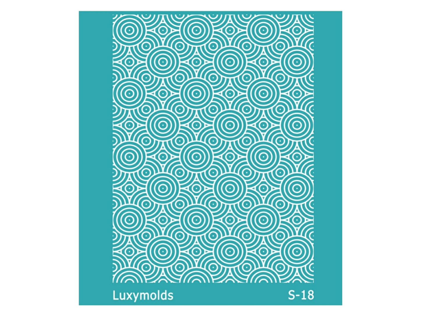 Silk screen stencil for polymer clay "Luxymolds" S-18