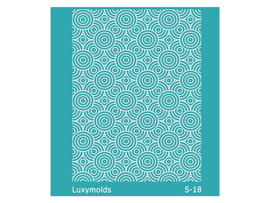 Silk screen stencil for polymer clay "Luxymolds" S-18