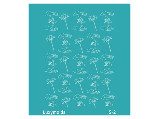 Silk screen stencil for polymer clay "Luxymolds" S-2