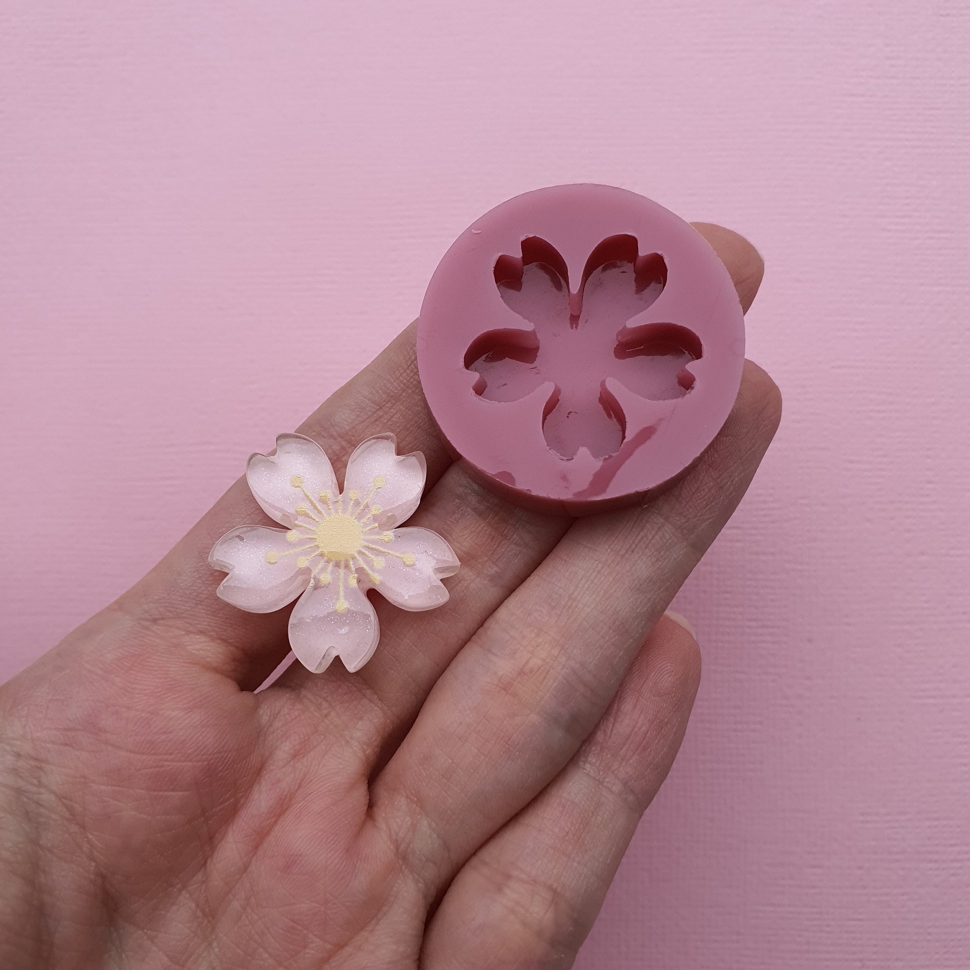 Silicone stud earrings mold Jewelry Resin mould for resin and epoxy