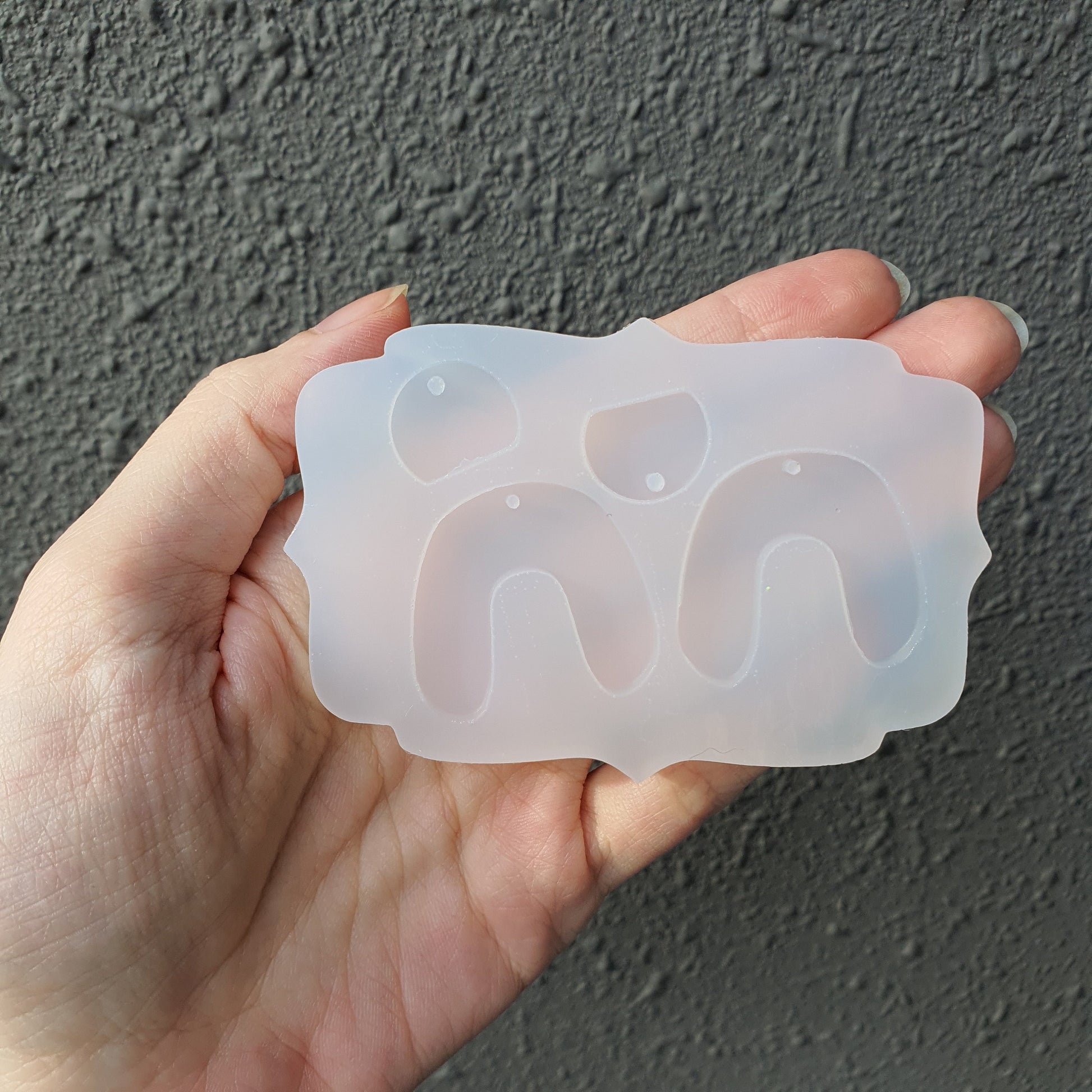 Silicone earrings mold mould for resin and epoxy