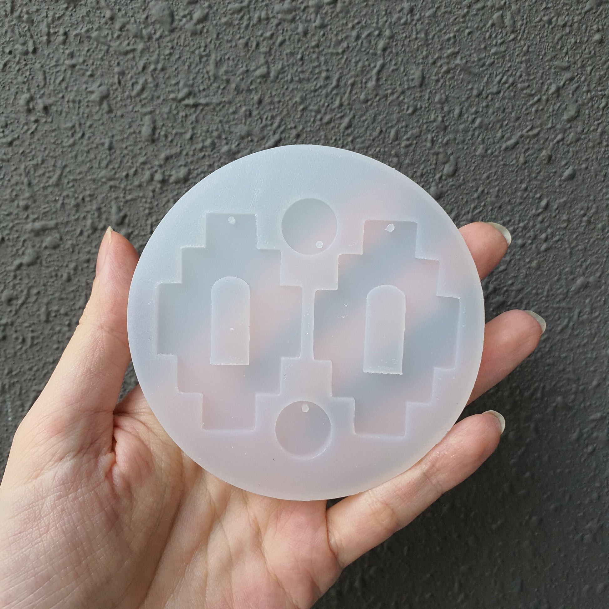 Silicone earrings mold mould for resin and epoxy