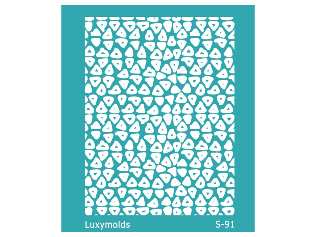 Silk screen stencil for polymer clay "Luxymolds" S-91