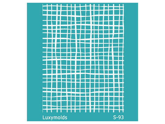 Silk screen stencil for polymer clay "Luxymolds" S-93