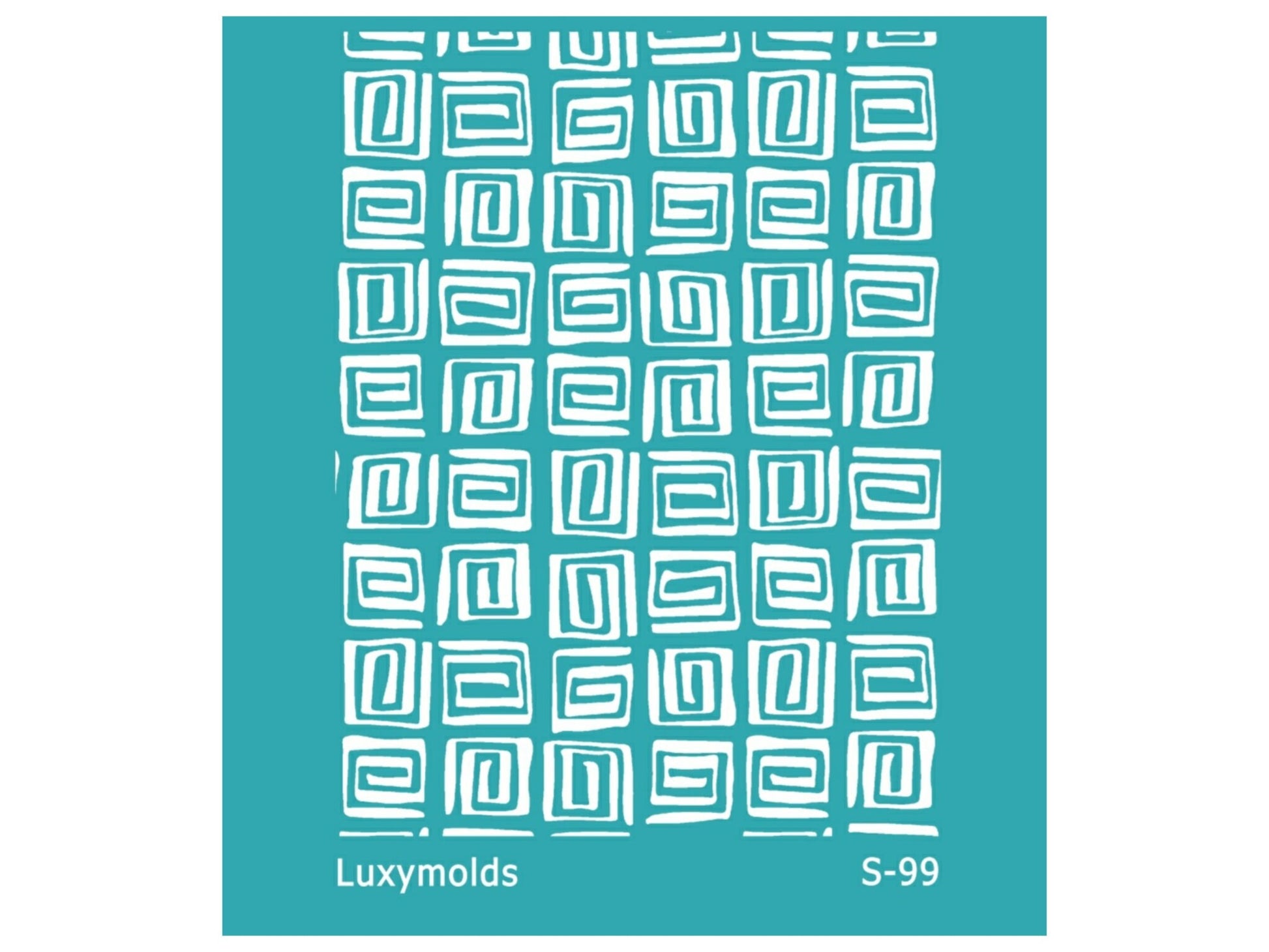 Silk screen stencil for polymer clay "Luxymolds" S-99