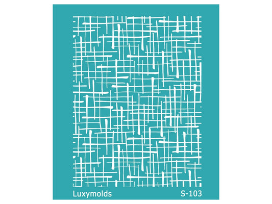 Silk screen stencil for polymer clay "Luxymolds" S-103