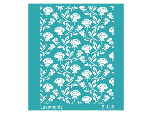 Silk screen stencil for polymer clay "Luxymolds" S-118