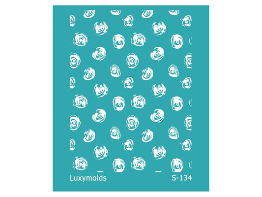 Silk screen stencil for polymer clay "Luxymolds" S-134