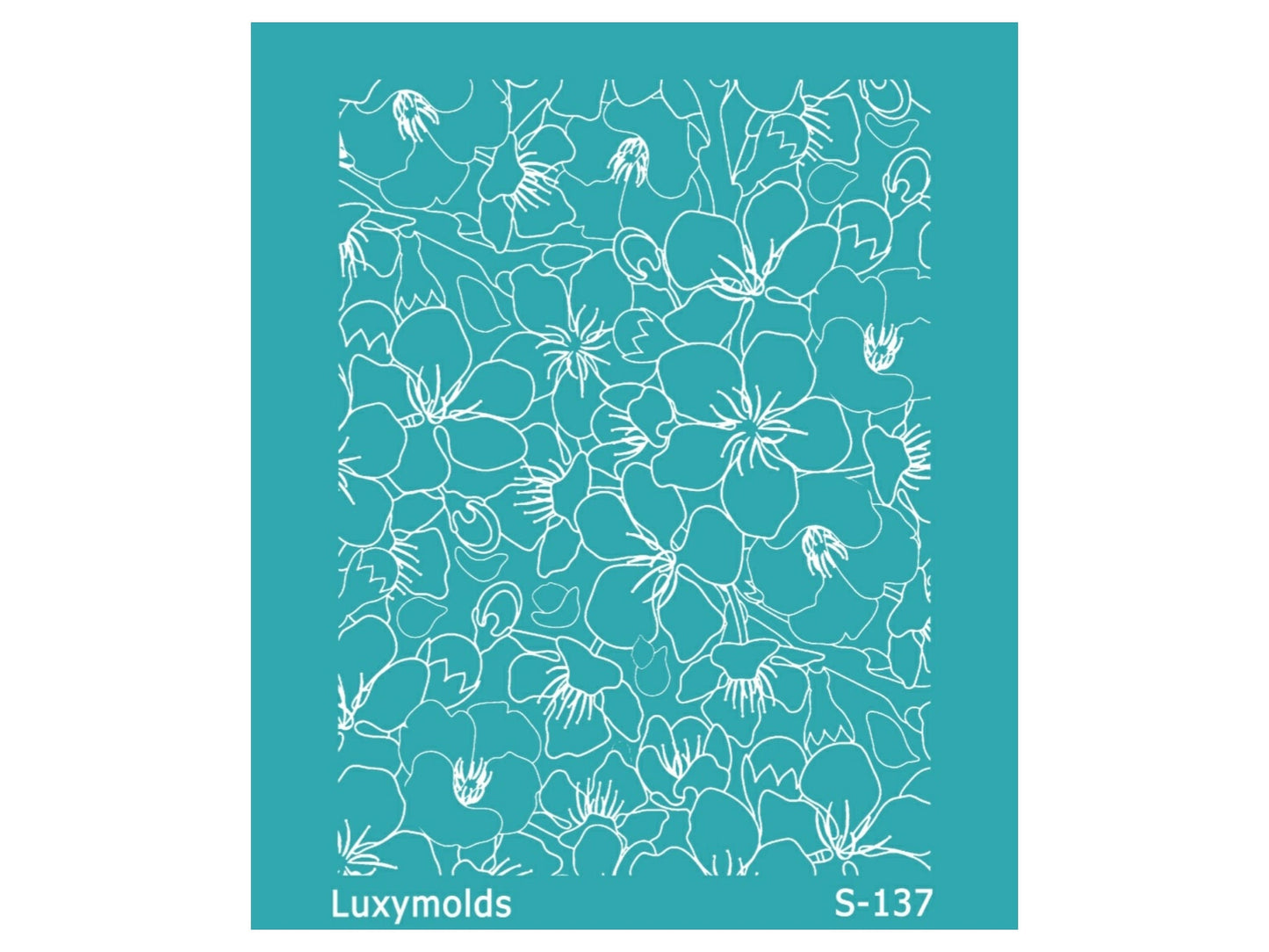 Silk screen stencil for polymer clay "Luxymolds" S-137