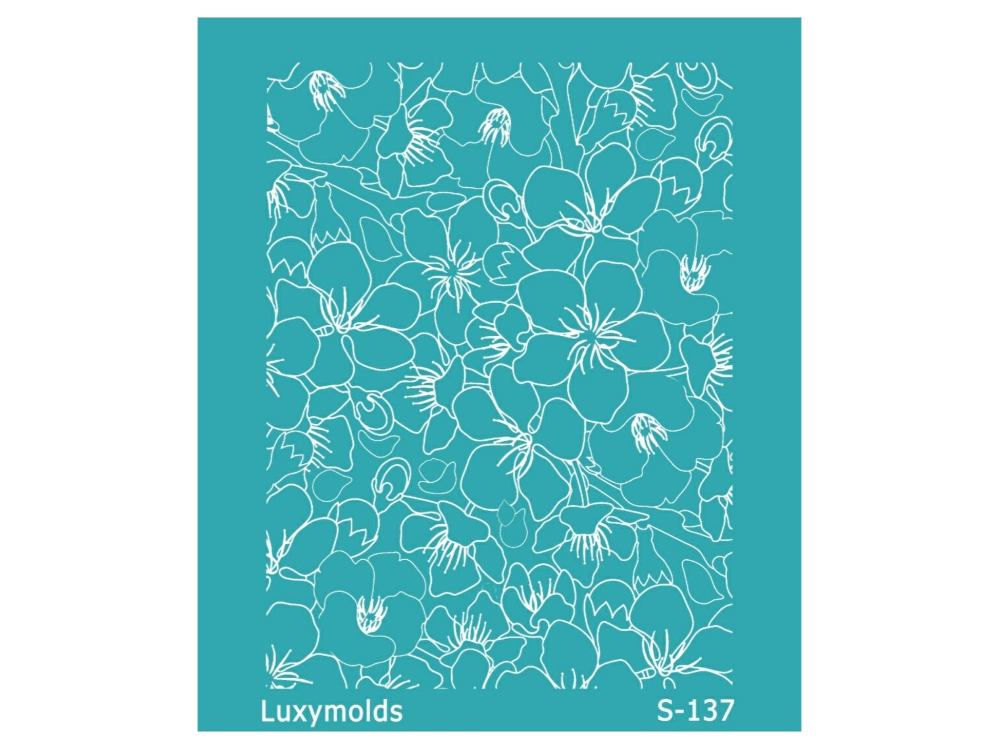 Silk screen stencil for polymer clay "Luxymolds" S-137