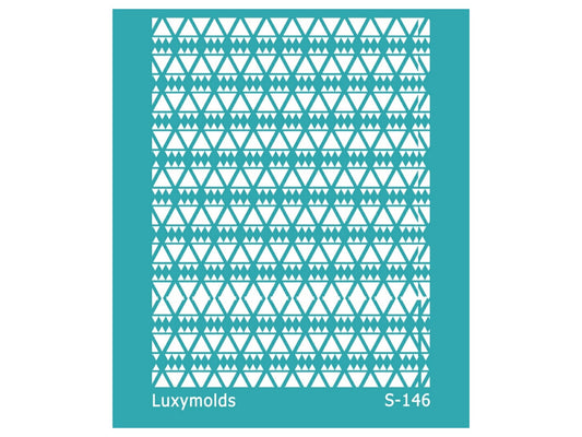 Silk screen stencil for polymer clay "Luxymolds" S-146