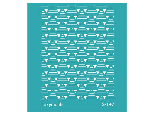 Silk screen stencil for polymer clay "Luxymolds" S-147
