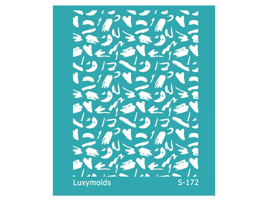 Silk screen stencil for polymer clay "Luxymolds" S-172