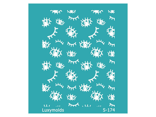 Silk screen stencil for polymer clay "Luxymolds" S-174