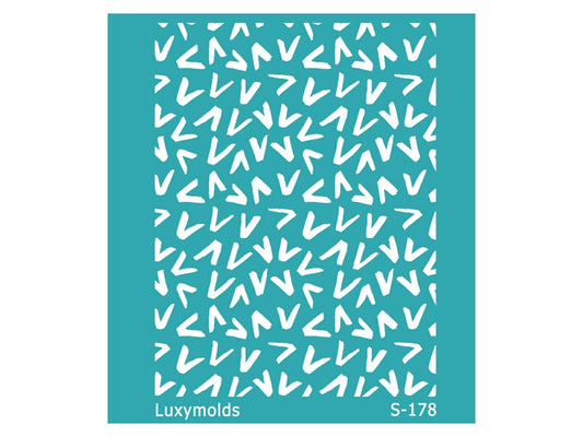 Silk screen stencil for polymer clay "Luxymolds" S-178