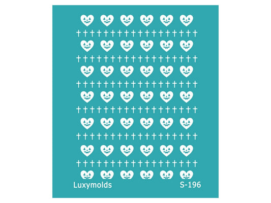 Silk screen stencil for polymer clay "Luxymolds" S-196