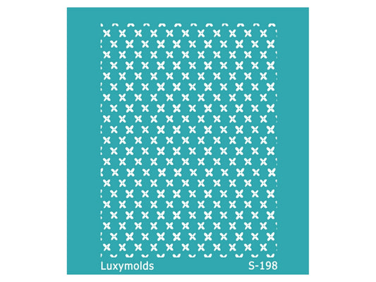 Silk screen stencil for polymer clay "Luxymolds" S-198