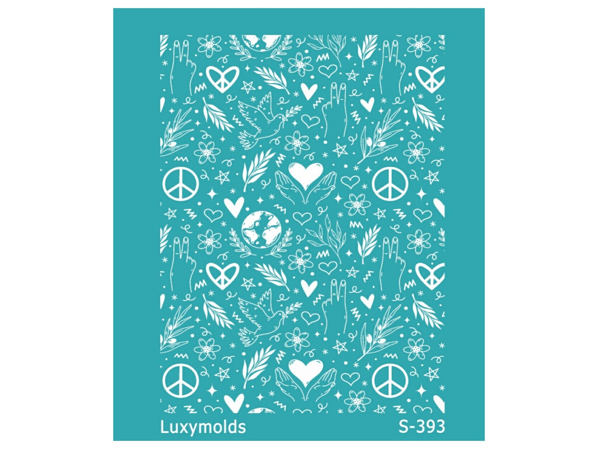 Silk screen stencil for polymer clay "Luxymolds" S-393