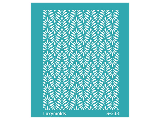 Silk screen stencil for polymer clay "Luxymolds" S-333