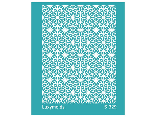 Silk screen stencil for polymer clay "Luxymolds" S-329
