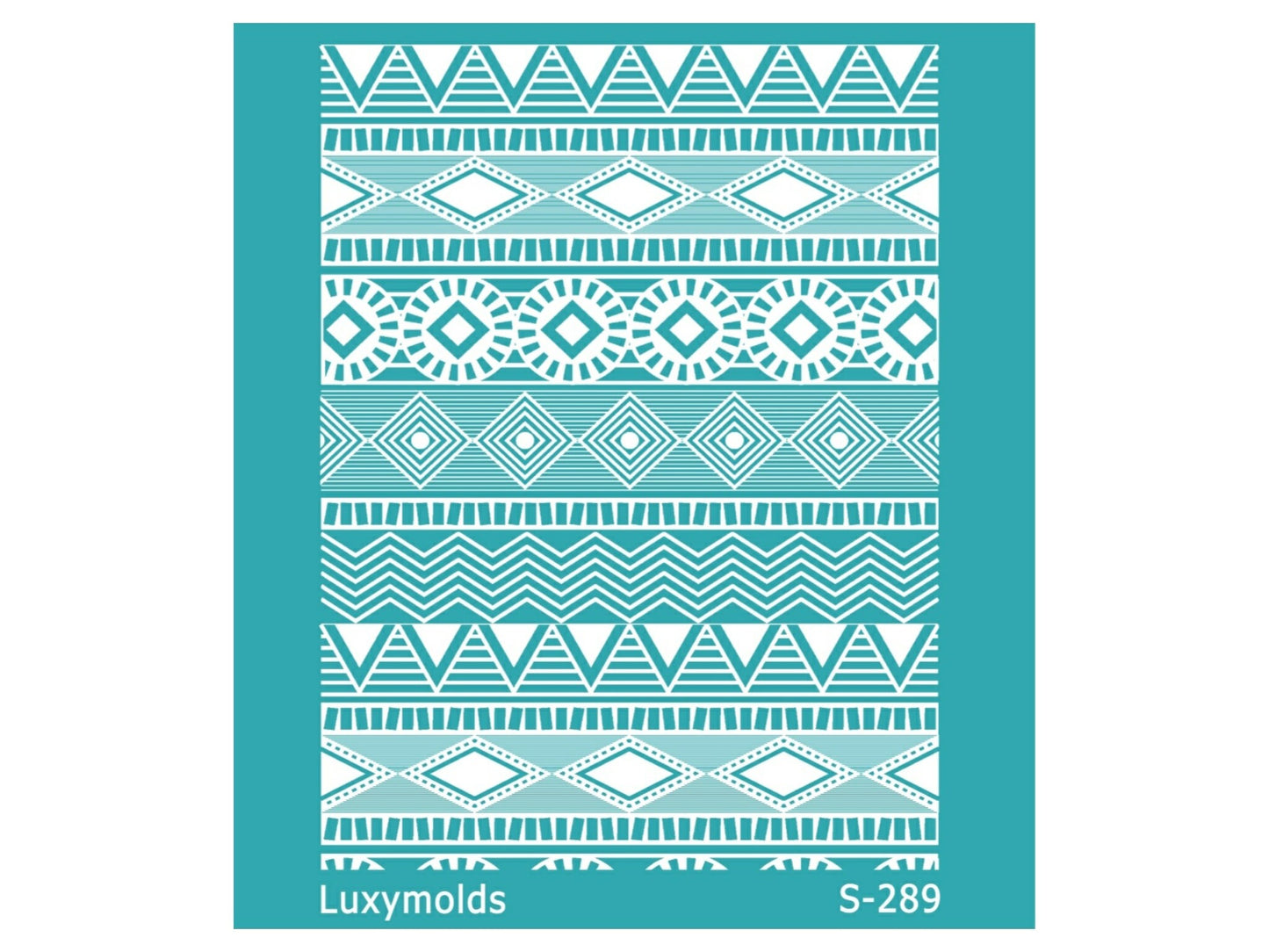 Silk screen stencil for polymer clay "Luxymolds" S-289