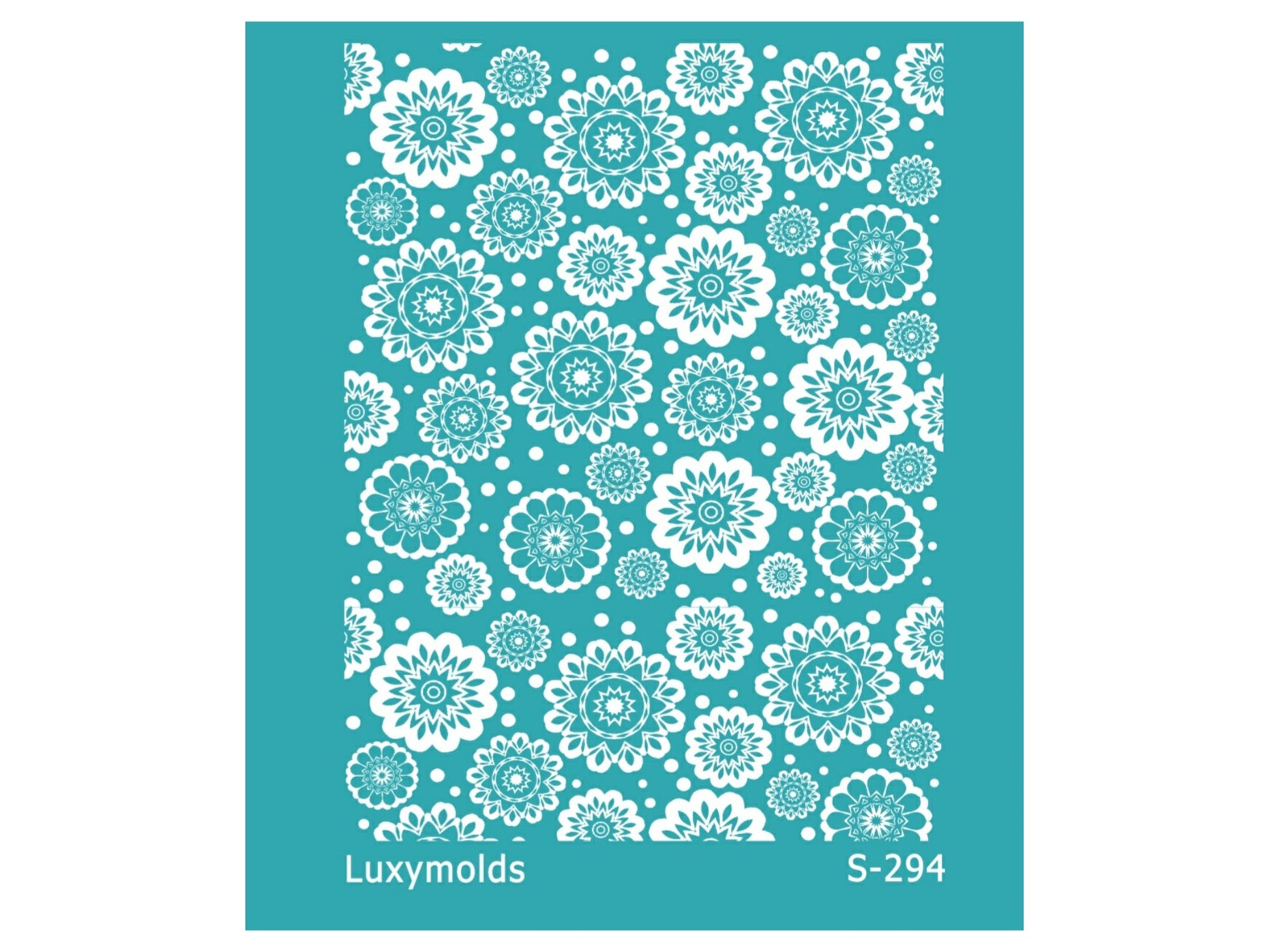 Silk screen stencil for polymer clay "Luxymolds" S-294