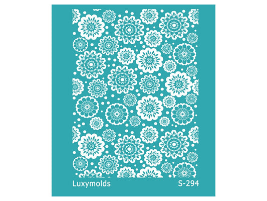 Silk screen stencil for polymer clay "Luxymolds" S-294