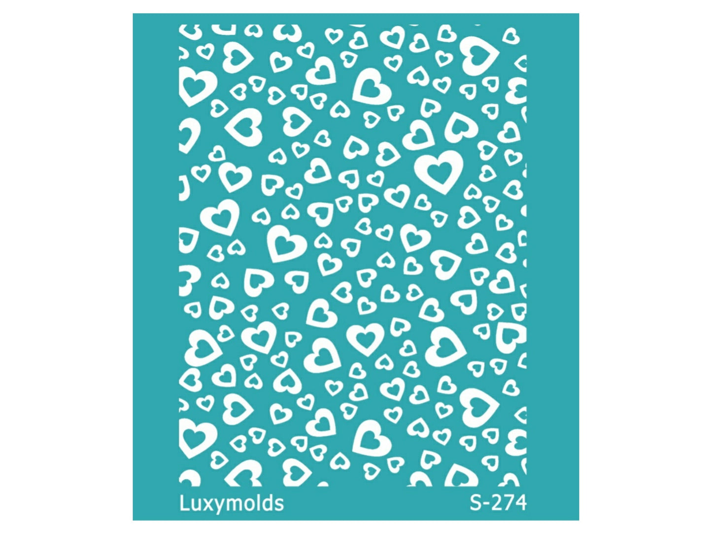 Silk screen stencil for polymer clay "Luxymolds" S-274