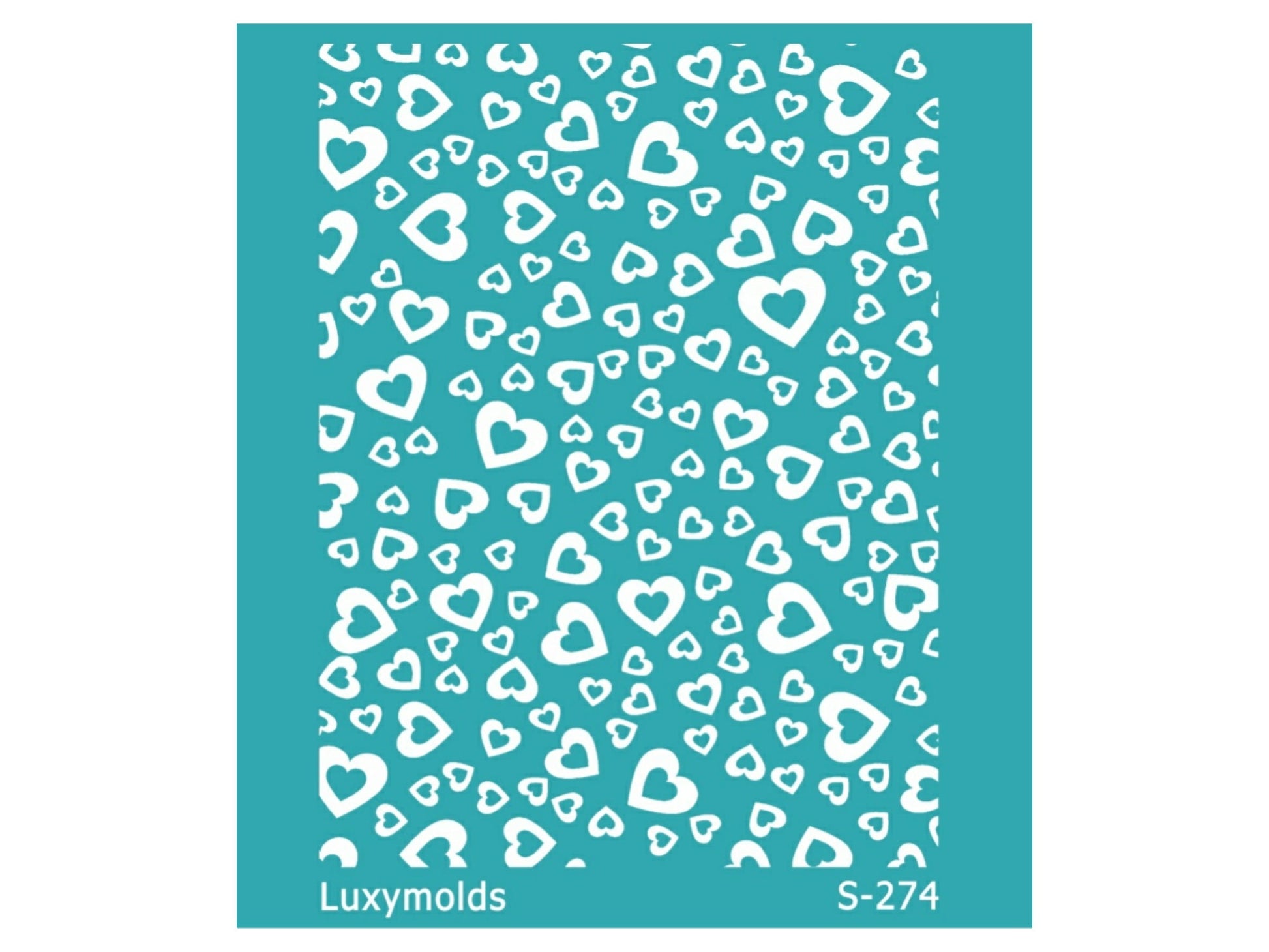 Silk screen stencil for polymer clay "Luxymolds" S-274