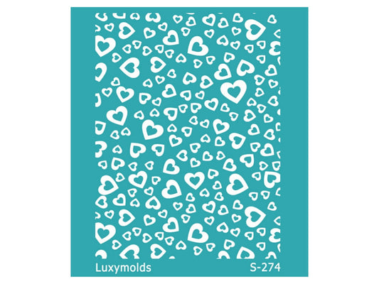 Silk screen stencil for polymer clay "Luxymolds" S-274