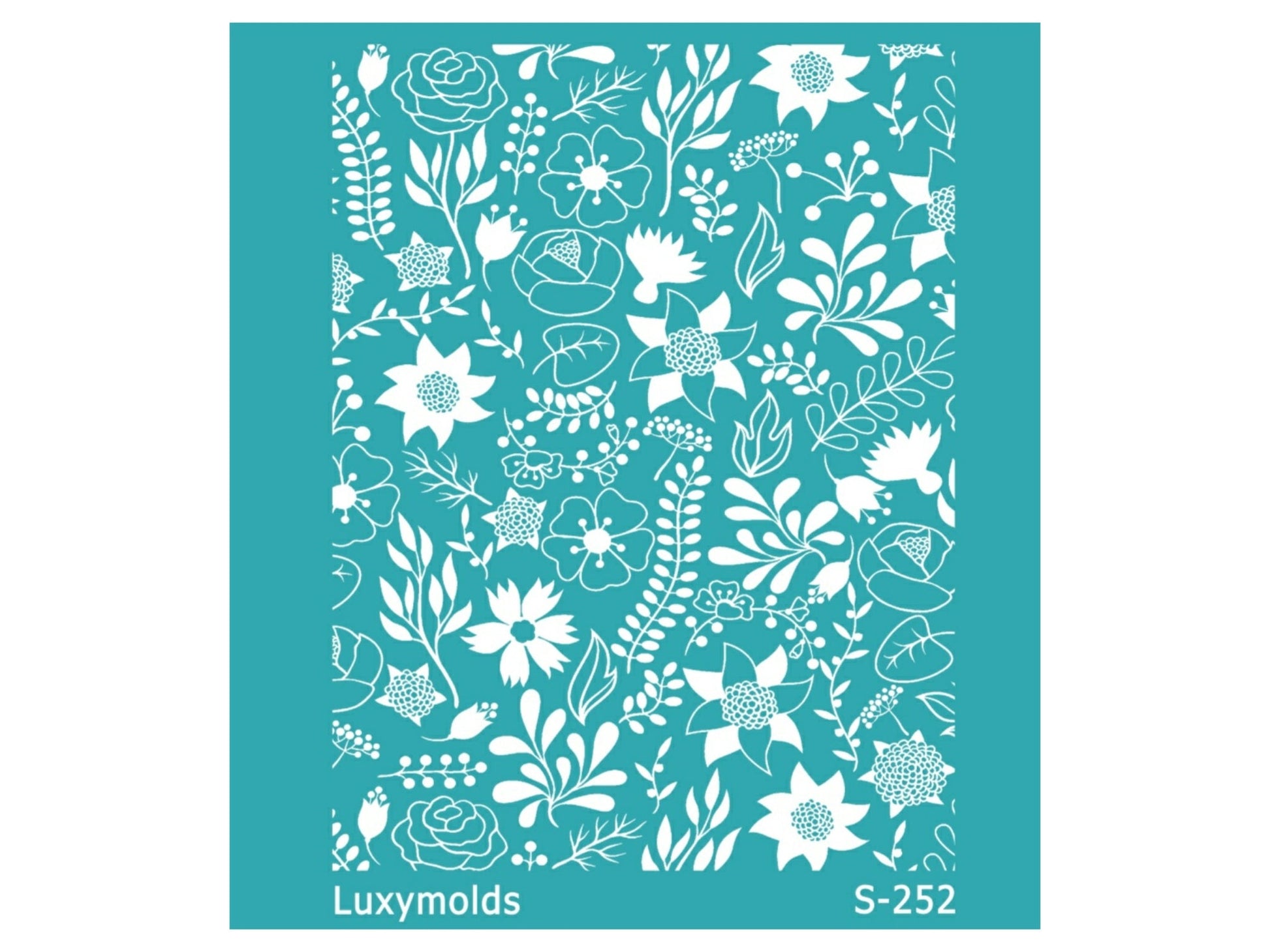 Silk screen stencil for polymer clay "Luxymolds" S-252
