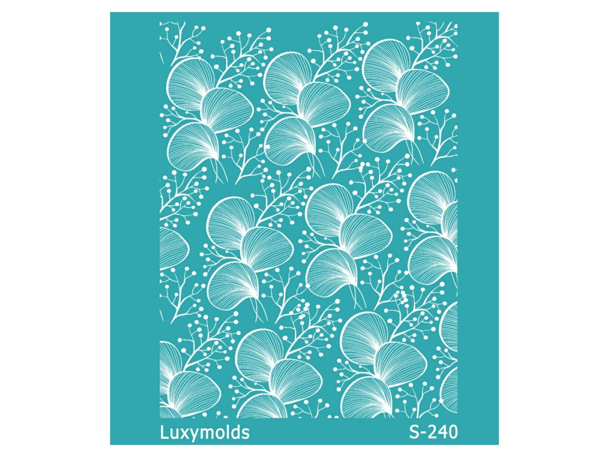 Silk screen stencil for polymer clay "Luxymolds" S-240