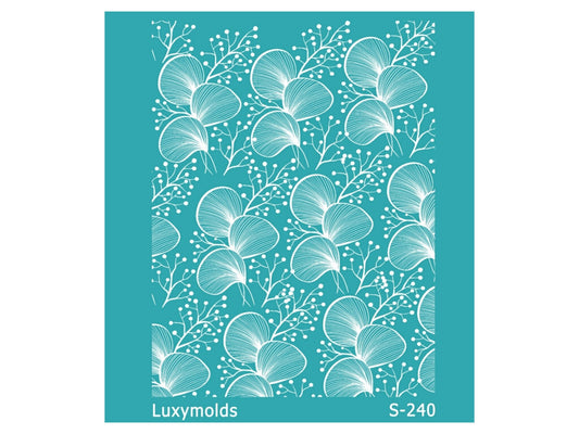 Silk screen stencil for polymer clay "Luxymolds" S-240