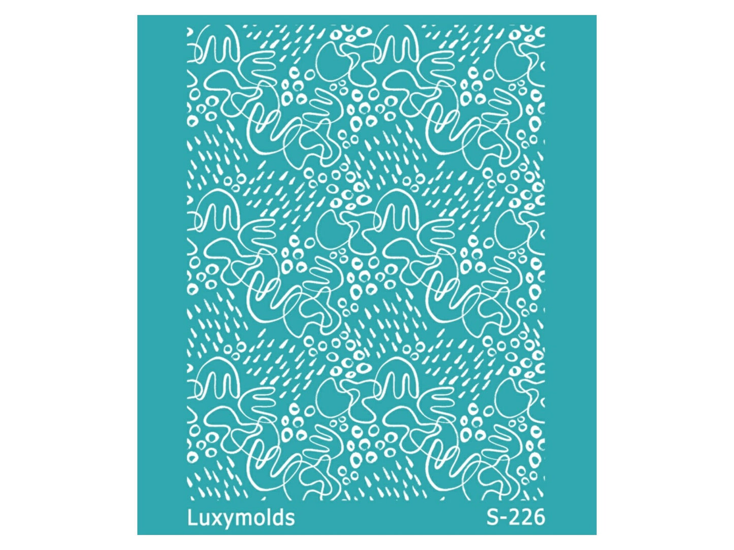 Silk screen stencil for polymer clay "Luxymolds" S-226