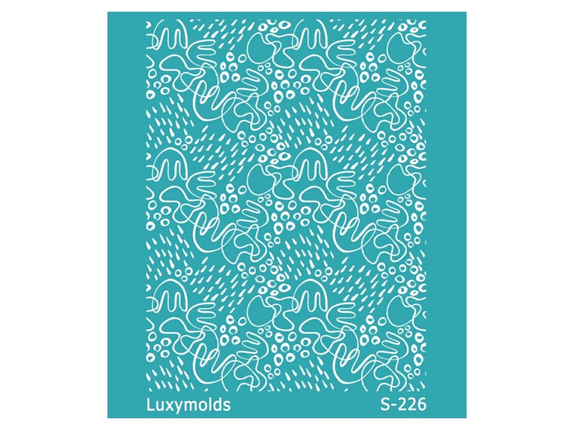 Silk screen stencil for polymer clay "Luxymolds" S-226