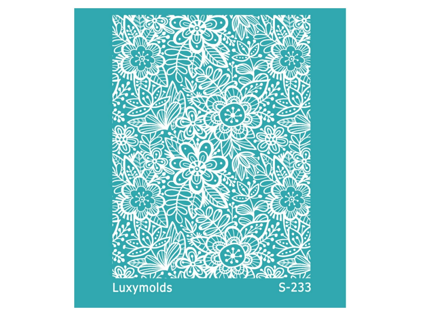 Silk screen stencil for polymer clay "Luxymolds" S-233