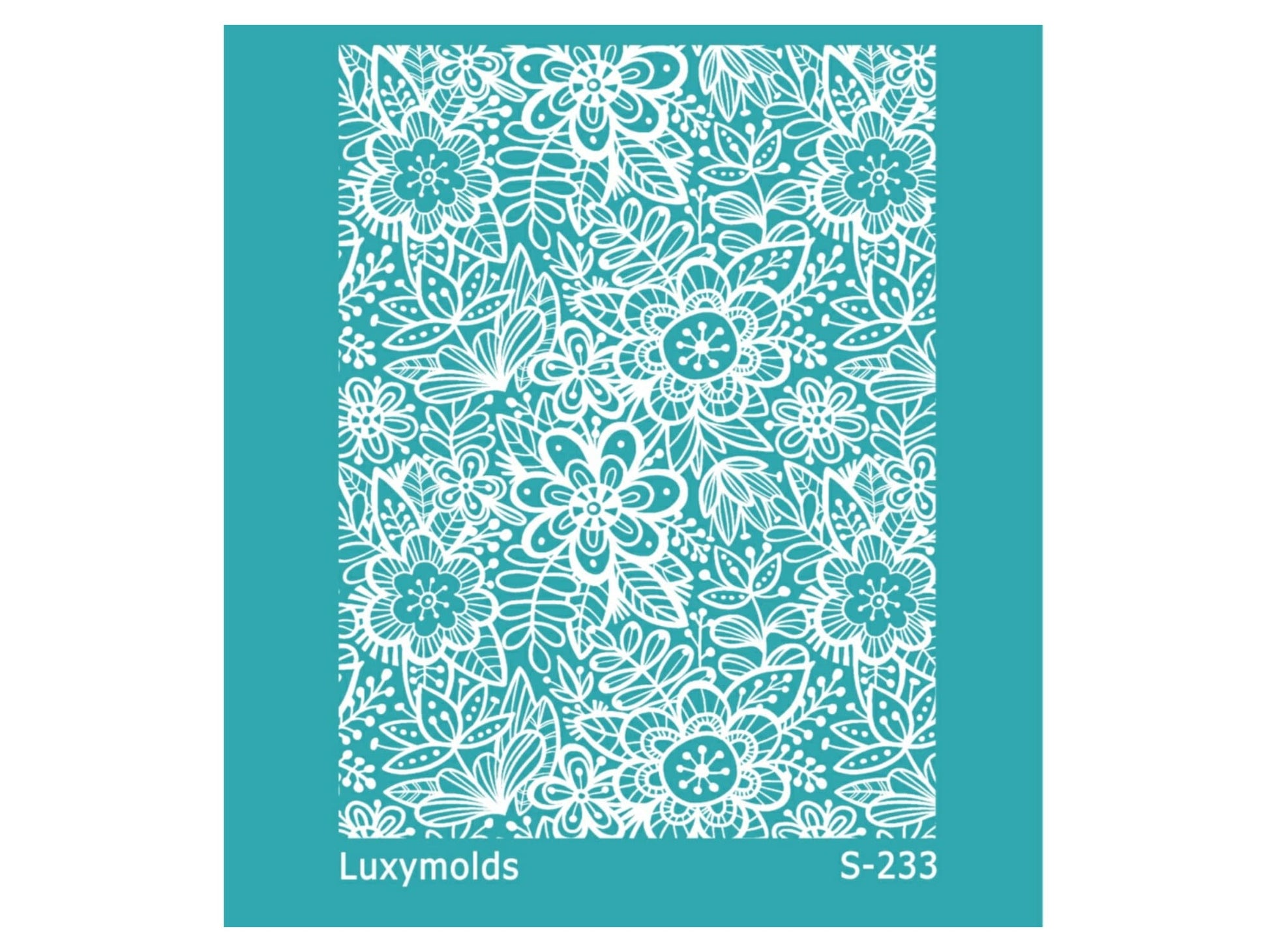 Silk screen stencil for polymer clay "Luxymolds" S-233