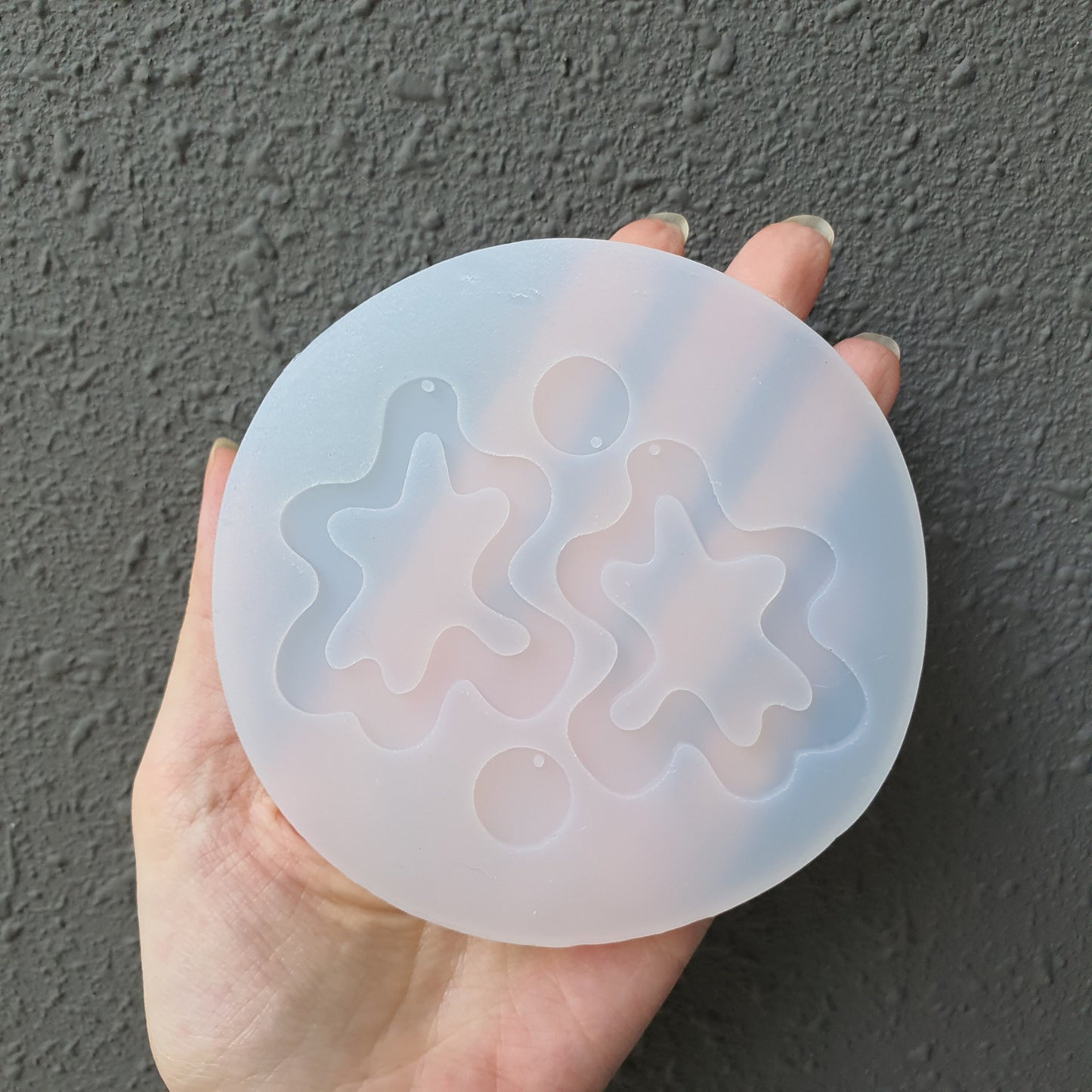 Silicone earrings mold mould for resin and epoxy