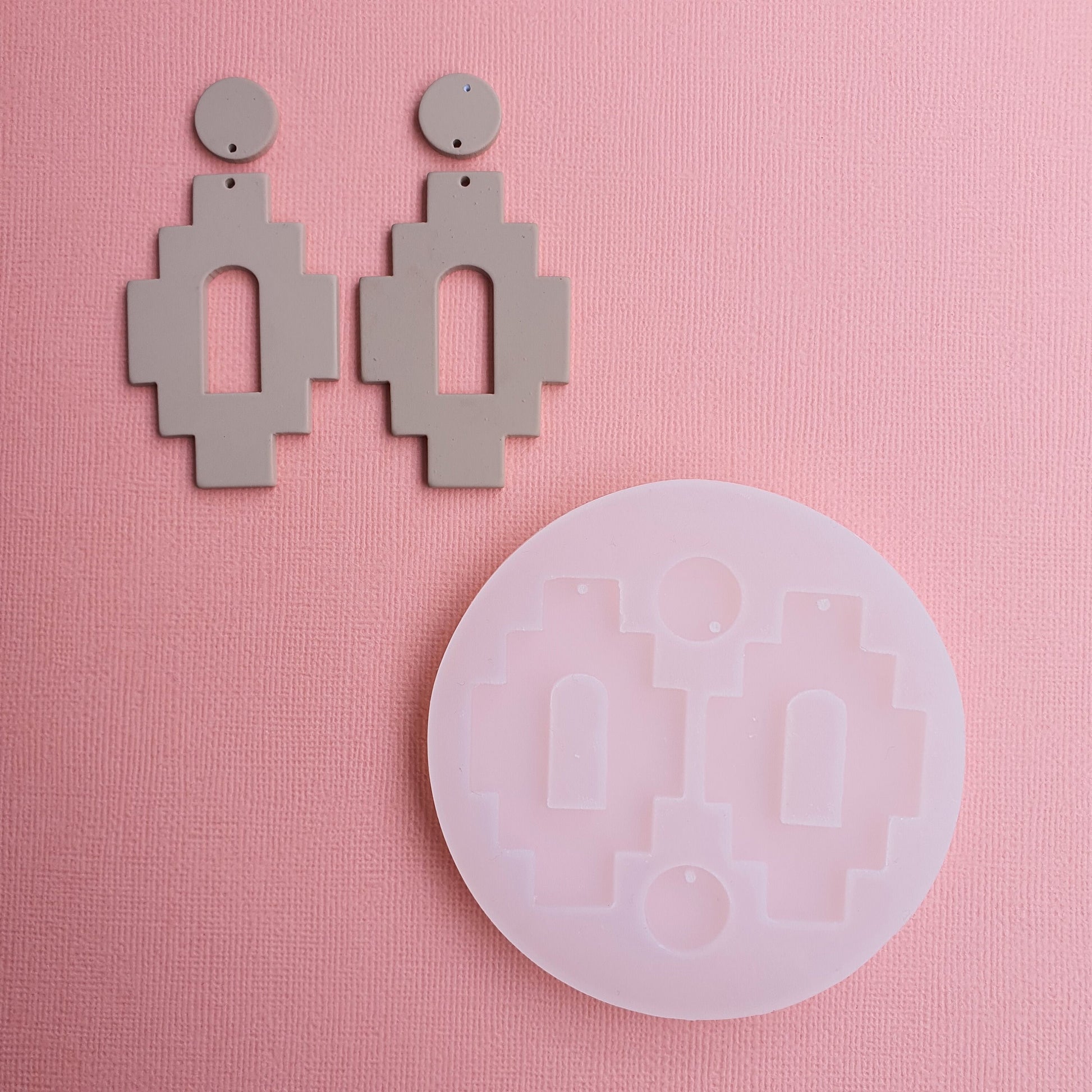 Silicone earrings mold mould for resin and epoxy