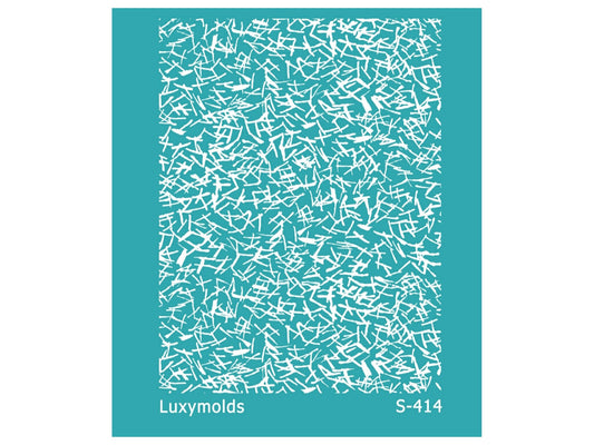 Silk screen stencil for polymer clay "Luxymolds" S-414